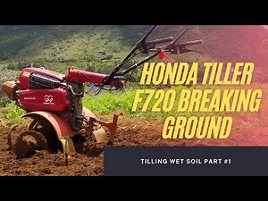 Working With Honda Tiller F720 (𝐏𝐀𝐑𝐓 𝟏)