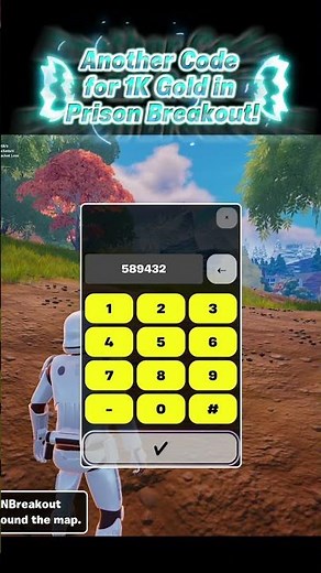 Another Secret Code for 1K Gold in Prison Breakout! #fortnite #secret #prisonbreakout
