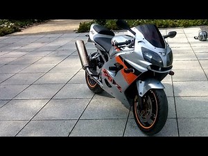 Kawasaki NINJA ZX9R 2003 F(last facelift) review did gold Silver sound original ex haust