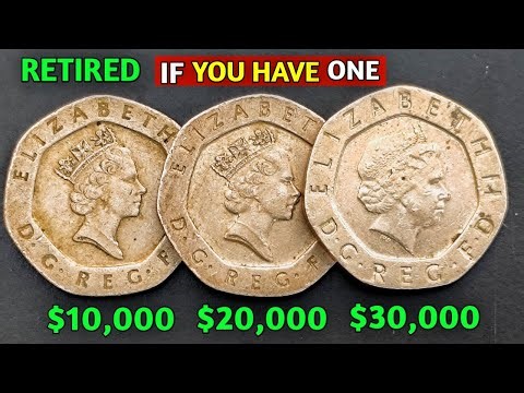DO YOU HAVE THESE TOP 5 ULTRA RARE & MOST VALUABLE UK ELIZABETH 20 NEW PENCE WORTH BIG MONEY!