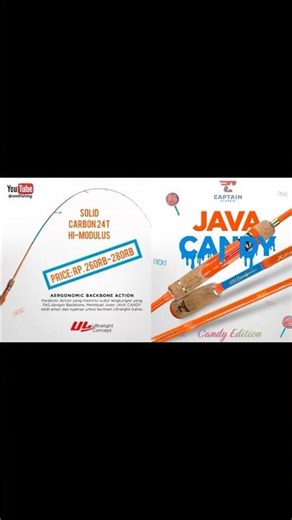 CAPTAIN JAVA CANDY ULTRA LIGHT SPINNING ROD