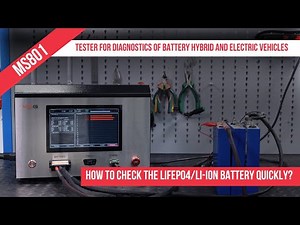 Diagnosing batteries with MS801: how to check battery modules use NMC/NCA chemistry type