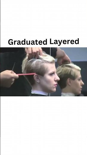 Graduated Layers Haircut ✂️ Step by Step