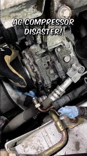 My AC Compressor EXPLODED! #W220 #mercedes #shorts #automobile #cars