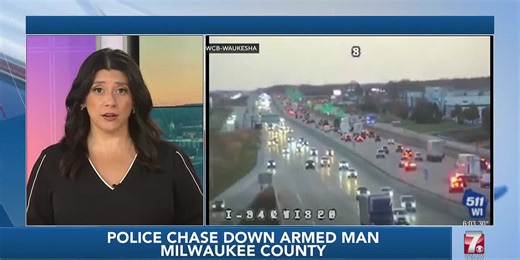 Milwaukee County police chase caught on camera