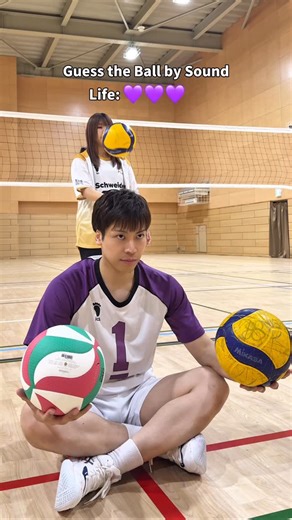 牛若くん on Instagram: "Can you identify the type of ball just by the sound?😳 #haikyuu #volleyball #anime"