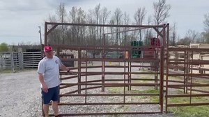 180 SWEEP w/20' ALLEYWAY $2300 180 Degree Cattle Sweep Tub Slide Gate 20' Alleyway w/ 2' Alley Frames 6' Tall & 14ga Only 8 in stock at this price. Delivery Available. Call or text Chad at 256-777-7137 | C&B Farm Outdoors