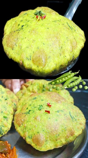 Shyamlis Kitchen on Instagram: "In 10 Mins Easy Breakfast & Tiffin Recipe Ingredients :- 1 Cup - Hare Matar/Green Peas 1/4 Cup - Coriander Leaves 2 Pinch - Hing 1 - Green Chilli 2 Inch - Ginger 4-5 Garlic Cloves 1/2 Tsp - Cumin Seed 1.1/4 Cup/150Gm - Wheat flour/Atta 2 Tbsp - Suji/Semolina 1 Tbsp - Besan 2 Tbsp - Hari Methi 1/4 Tsp - Ajwain 1/2 Tsp - Salt 1/4 Tsp - Red Chilli Flakes 1/4 Tsp - Pepper Powder 1/4 Tsp - Fennel Seeds 1/4 Tsp - Turmeric Powder 1/4 Cup - Water 1 Tbsp - Oil Oil For Fryi