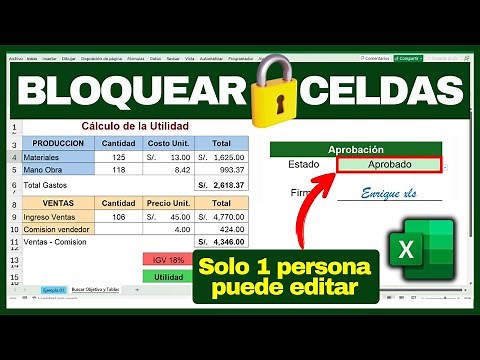 🔒Protect your Excel: Decide who can edit each cell ✅
