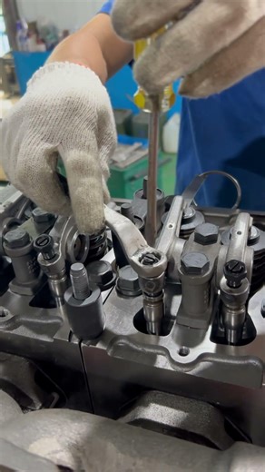 The engine assembly process