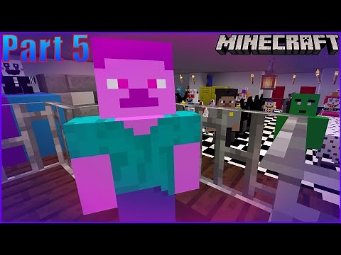 Minecraft FNAF Multiplayer Survival | Building Our Very Own Pizzeria! [Part 5]