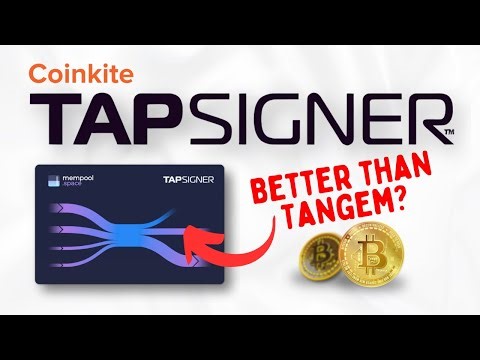 The Tapsigner Cold Bitcoin Wallet | Tutorial and Review