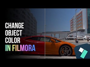 How To Change Object Color On Filmora 13