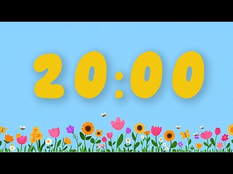 20 Minute Spring Timer with Relaxing Music