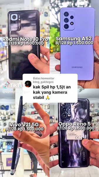 Rekomendasi HP Terbaik untuk Budget Terbatas dan Kamera Stabil