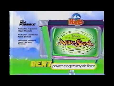 ABC Kids Kim Possible Split Screen Credit with Emperor's New School Promo - Spring 2006