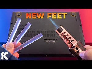 How To Make New Laptop Rubber Feet From Hot Glue
