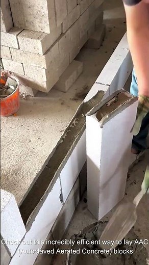 AAC Block Installation Technique