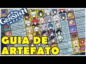 GUIA DE ARTEFATOS! SAIBA O QUE USAR! - GENSHIN IMPACT