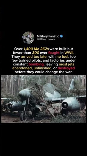 Wunderwaffe or Failure? Messerschmitt Me 262