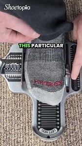 1.8K views | Size matters more than most people think. Using a Brannock device helps measure length and width properly — a simple step that leads to better comfort and a better fit. The right shoes start with the right size. | Shoetopia Footwear | Facebook