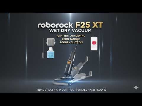 Roborock F25 XT Review – 20,000 Pa Suction & Self-Cleaning Vacuum Mop All-In-One!