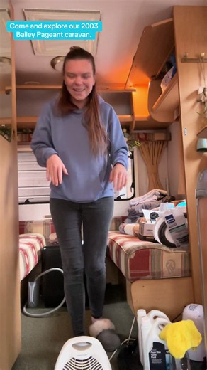 Come and explore our 2003 Bailey Pageant caravan. #BaileyPageant #CaravanLife #TourTheVan #2003Caravan #VanLifeUK