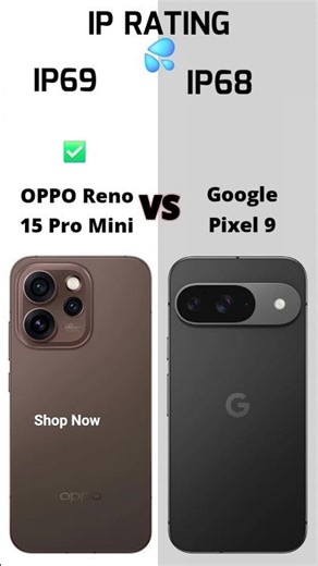 Oppo Reno 15 Pro Mini vs Google Pixel 9