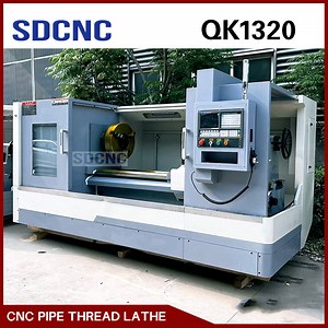 [Hot Item] Qk1320 High Quality CNC Pipe Thread Cutting Machine CNC Oil Pipe Lathe