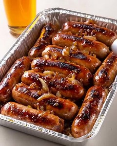 I've never cooked sausages this way before, but it's truly transformative!. Full recipe 👇 💬 | Contemplative Monk