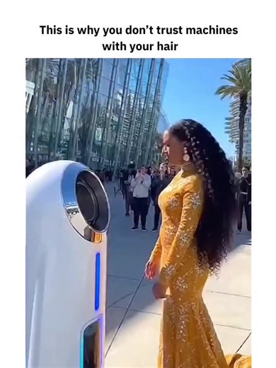 This 10-second AI-generated video shows a woman trying an automatic hairstyle machine, commonly seen in Dubai. She places her head inside the machine expecting a perfect hairstyle, but when she comes out, she’s completely bald. The machine clearly malfunctions and delivers the worst possible haircut. The woman reacts angrily and demands her money back, making the moment both shocking and funny. These automated beauty machines are often promoted as futuristic and time-saving, but the video highli