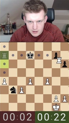 Tight on time #chess #checkmate #gaming