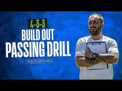 Build Out Passing Pattern | Soccer Passing Drills | SoccerViza