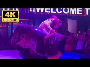 🐂 Crazy Bull Riding in Benidorm | Mechanical Bull | Night Adventures