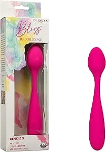 CalExotics Bliss Liquid Silicone Bendie G Spot Vibrator for Women - SE-0570-50-3