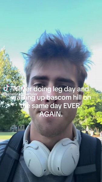 I had a moment on the bench halfway up #uwmadison #college #fyp #wisconsin