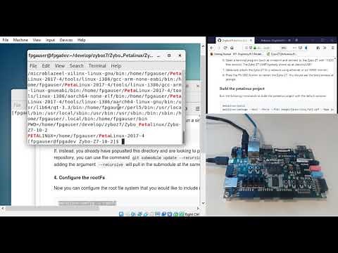 Zybo Z7-10 Petalinux Pwm Demo
