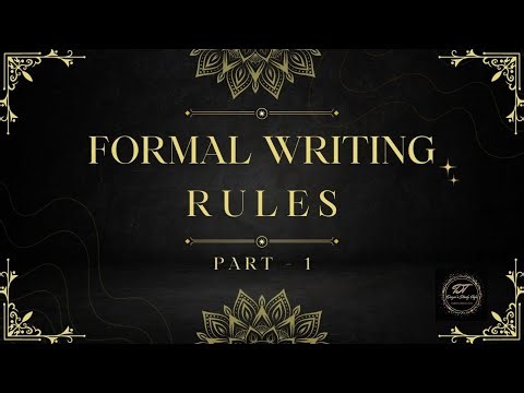 From Casual to Correct: Formal Writing Rules Demystified – Ep. 1!✨📚