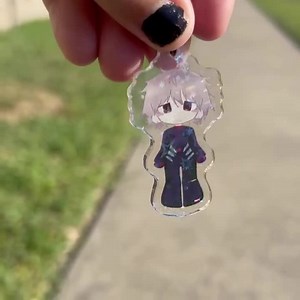 Neon Genesis Evangelion Chibi Holographic Acrylic 2inch Keychains- Rei, Asuka, Shinji and Kaworu - Etsy