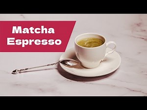 How to Make Matcha Espresso | Quick and Easy Hot Drink