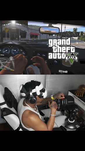 1.5M views · 10K reactions | I don’t even think I hit the right person 藍藍 GTA in VR is wild. Full video in the comments. | Jullian Slater | Facebook