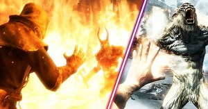 Skyrim mod makes it possible to automatically aim in first-person while using the third-person camera