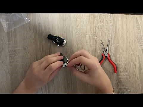 How to replace Mercedes-Benz 3-button Key Shell (2008-2011)