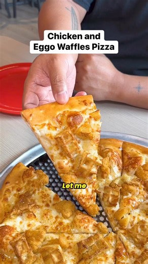 402 reactions · 111 shares | Chicken and Eggo Waffles Pizza 劉 Had to order this Cicis Pizza that just dropped and it hit all the flavor notes! Sweet and savory with crunchy texture on every bite. Pro-tip: ask for a side of maple syrup or buffalo sauce for extra kick of sweet or spicy | Foodbeast | Facebook
