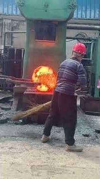 Inside the forging factory Turning Red-Hot Steel Into a Perfect Bearing Ring #globalforgehub