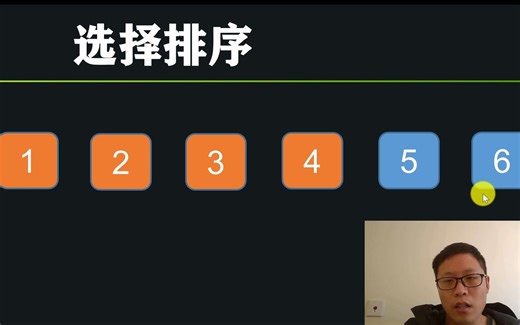 选择排序算法动画演示