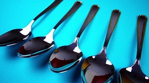 Spoon, Cutlery, Silverware. Free Stock Video