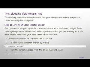 Merging Two Pull Requests: A Beginner's Guide to Git Management