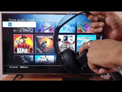 How to Reset your PS4 Wirless Headset? Gold or Platinum