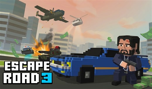 Escape Road 3: The Ultimate Getaway Driver Pursuit Action